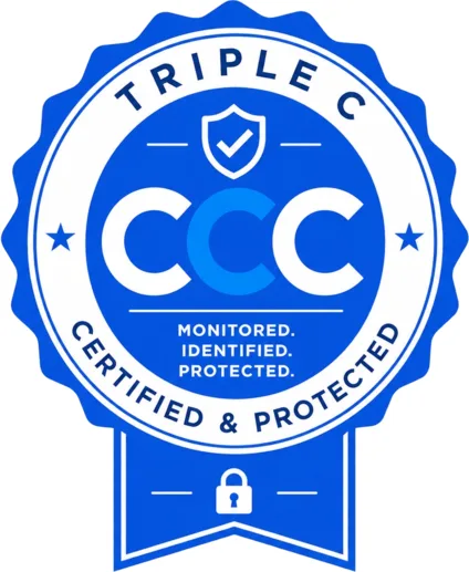 Credit.CC Identity Protection Seal — Certified & Protected
